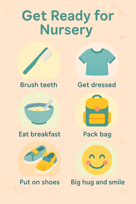 🎒 Get Ready for Nursery Visual Chart