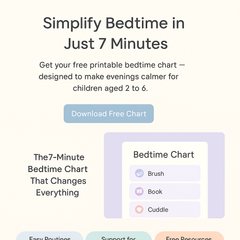 7-Minute Bedtime Routine Chart (Free Download)